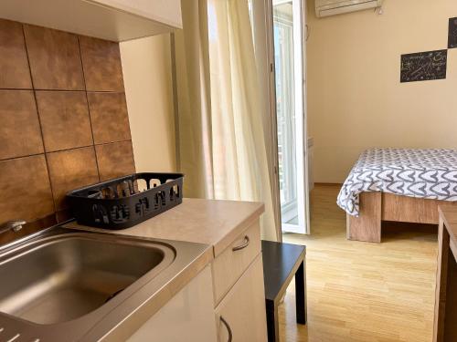 Postel nebo postele na pokoji v ubytování Apartments Pralas