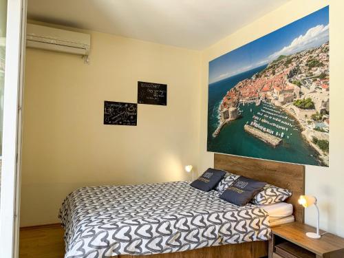 Postel nebo postele na pokoji v ubytování Apartments Pralas