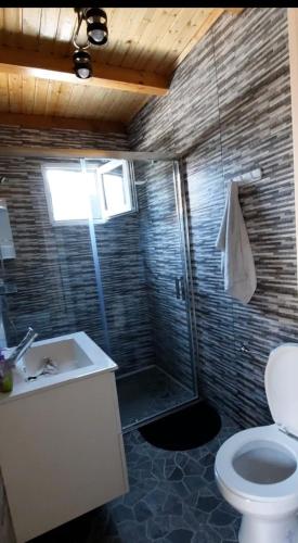 Koupelna v ubytování Casa Musura