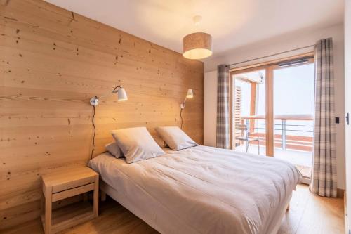 Ένα ή περισσότερα κρεβάτια σε δωμάτιο στο Résidence L'ecrin - ECRIN B41 MAE-0091