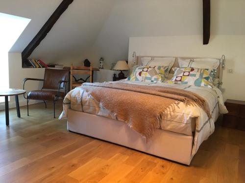 Ένα ή περισσότερα κρεβάτια σε δωμάτιο στο Maison KER GROVE