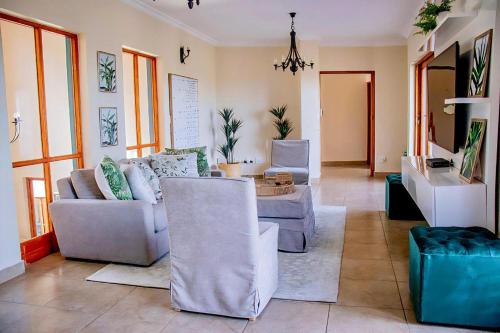 Χώρος καθιστικού στο 156 Euphoria, 6-bedroom villa
