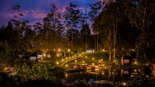 Zahrada ubytování Bobocabin Ranca Upas, Bandung