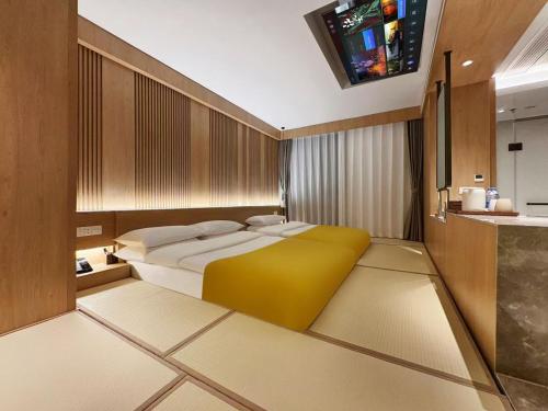 vchill hotelにあるベッド
