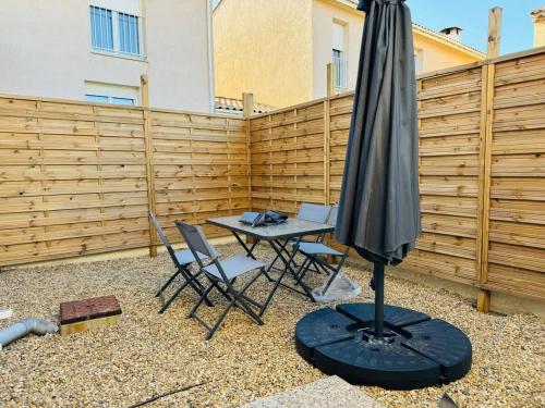 Valras-Loc - Studio Moderne avec Jardin