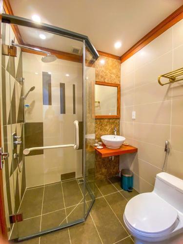 Koupelna v ubytování Pandora Hotel Cần Thơ