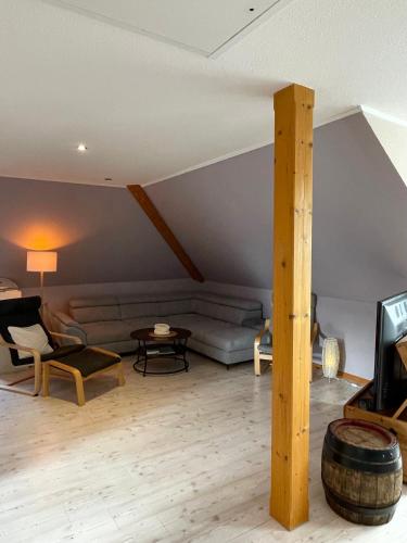 Posezení v ubytování Ferienwohnung Leah