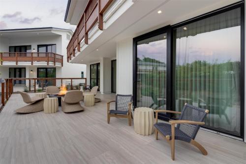 Balcone o terrazza di Calistoga Motor Lodge and Spa