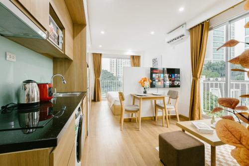 Una cocina o zona de cocina en The Euphoria