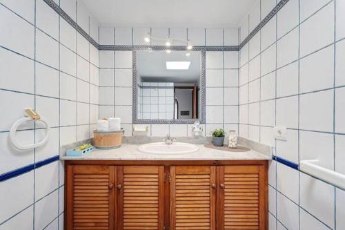 Koupelna v ubytování Casa Óscar