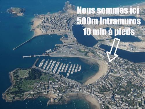 L'Annexe - Plage 50 m et Remparts à 500 m