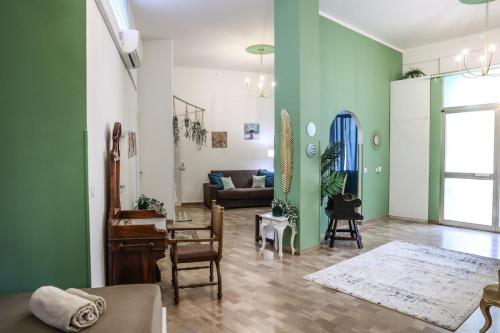 Χώρος καθιστικού στο LA TANA DEL LUPO Vintage Loft