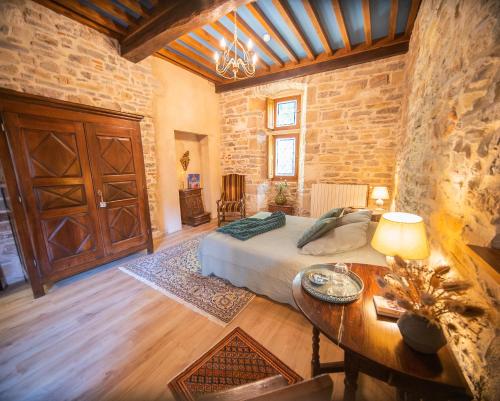 Posezení v ubytování La Maison Bakéa