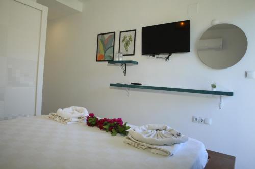 Postel nebo postele na pokoji v ubytování Smyrna Hotel Dalyan
