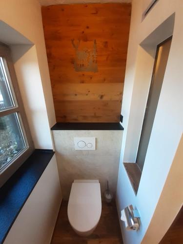Koupelna v ubytování Haus Mariandl