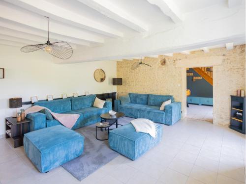 Χώρος καθιστικού στο CENTER PARCS à 5min - Idéal Familles & Groupes - 3 parkings - Piscine - Jardin clos - Au calme - Châteaux de la Loire