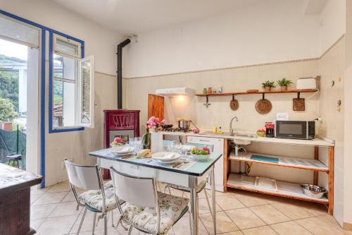 Dapur atau dapur kecil di Casa Oneglia vicino stazione Imperia - Happy Rentals