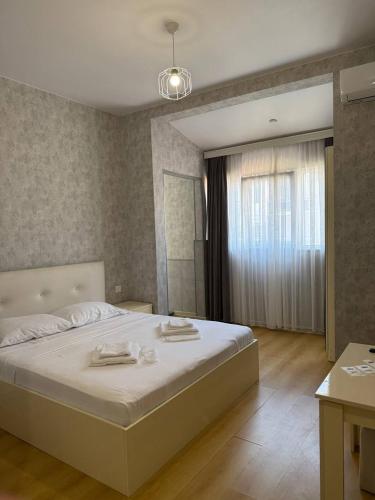 Postel nebo postele na pokoji v ubytování Hotel Old Boulvared