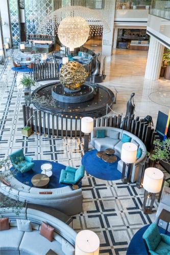 Χώρος καθιστικού στο Pan Pacific Ningbo