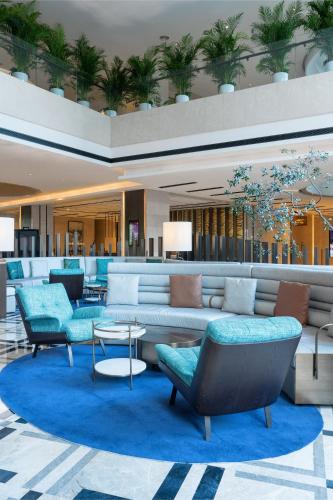 Χώρος καθιστικού στο Pan Pacific Ningbo