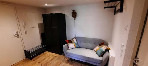 Posezení v ubytování Ferienwohnung Tuniberg