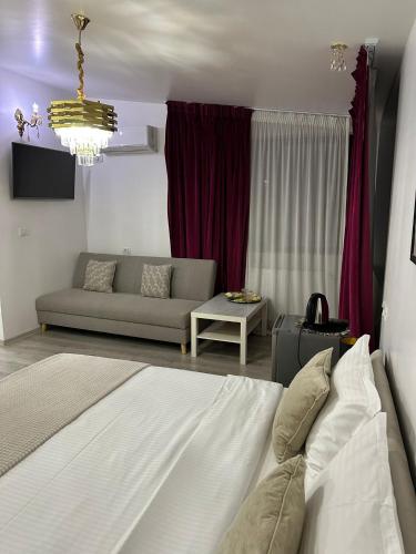 Istumisnurk majutusasutuses Vila Zoe BucharestAirport&Therme&Parking Otopeni