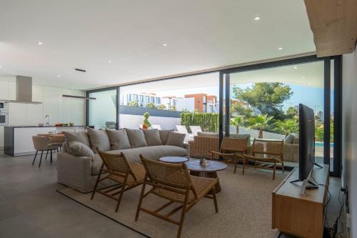 Ruang duduk di AVANOA - Enchinent Calpe