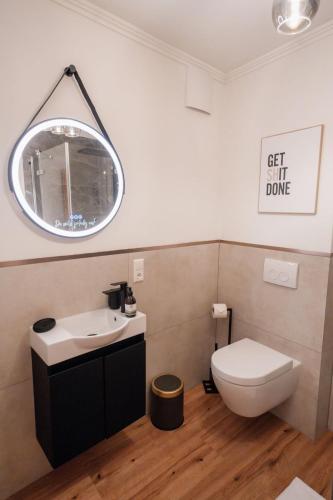 Ένα μπάνιο στο Ferienhaus Kapellenhof mit Infrarotsauna