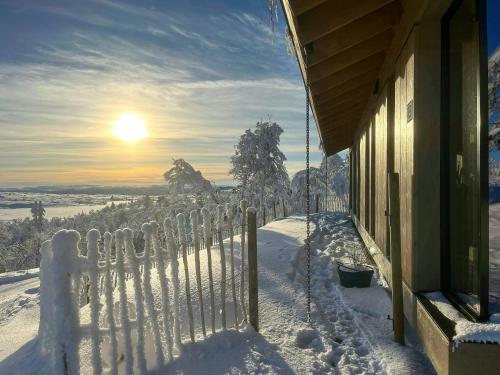 Το Modern Cabin By The Ski Trails At Fagerhøy τον χειμώνα