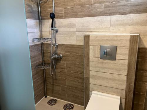 Ένα μπάνιο στο Elvi Apartments
