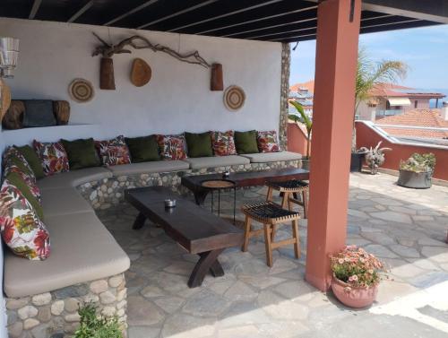Μπαλκόνι ή βεράντα στο Hotel Apollon