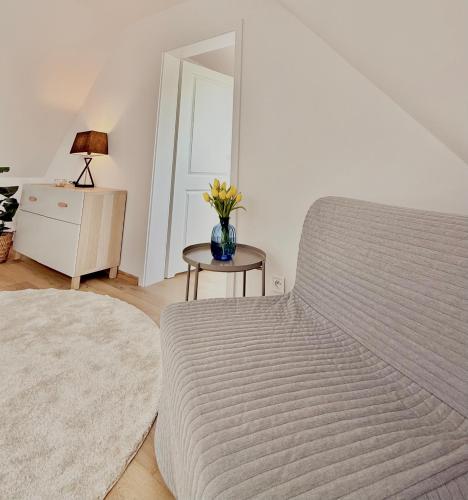 Гостиная зона в Apartament w samym sercu miasta z DARMOWYM PARKINGIEM Pod Złotym Lwem -hotel VI