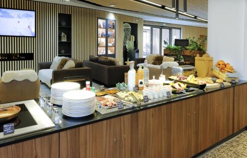 Mad på lejlighedshotellet eller i nærheden