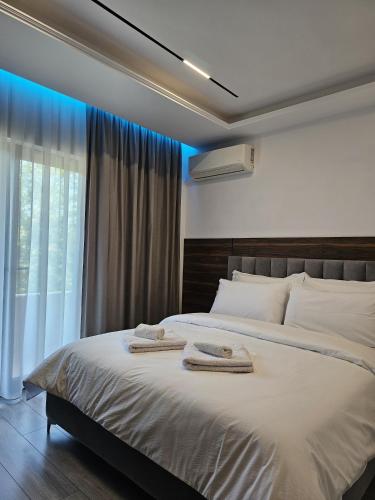 Postel nebo postele na pokoji v ubytování Hotel Agron