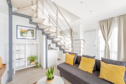 Posezení v ubytování Eos Sea View Apartments