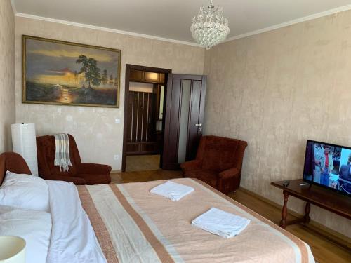 Μια τηλεόραση ή/και κέντρο ψυχαγωγίας στο Gloria park apartment