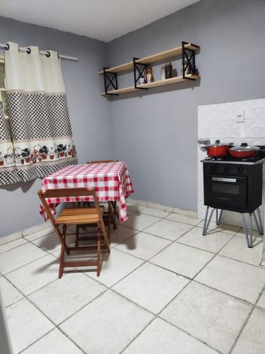 Köök või kööginurk majutusasutuses Estúdio mobiliado 5