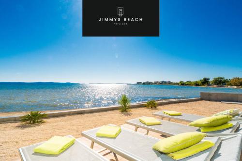 Jimmys Beach Privlaka direkt am Meer und beheiztem Pool