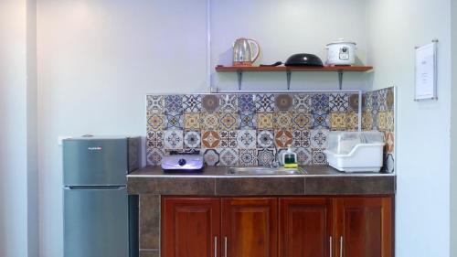 Una cocina o cocineta en Sea Break La Union