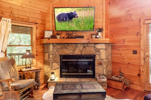 Nice View Fireplace, Hot Tub, Porch Bed, Private photo 17