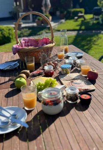 Mad på bed and breakfast-stedet eller i nærheden