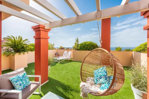 Vonkajšia záhrada v ubytovaní Holiday World RIWO Hotel.