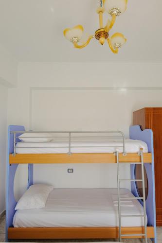 Cama o camas de una habitación en Apartments Gentian Oruci