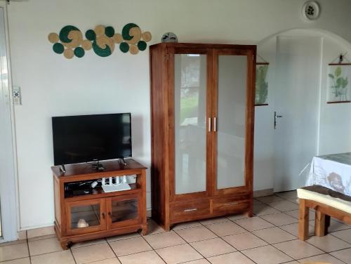 TV a/nebo společenská místnost v ubytování Comme chez vous