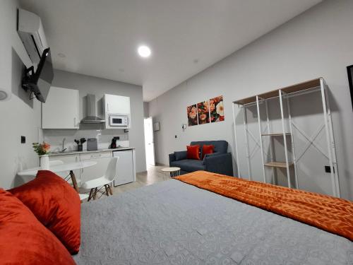 Dapur atau dapur kecil di Medea Suites Apartamentos