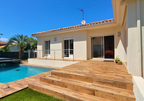 Photo de la galerie de l'établissement MENGINE - Jolie maison avec piscine, à Capbreton