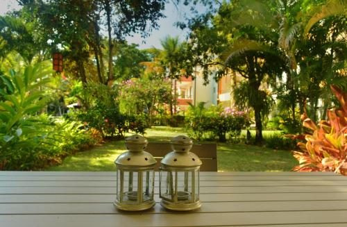 Ein Garten an der Unterkunft Instyle Residences at Infiniti Blu