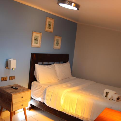 Postel nebo postele na pokoji v ubytování Hotel 13 INKAS