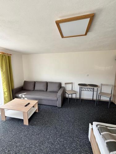 Posezení v ubytování Chata Jezevec - samostatný apartmán