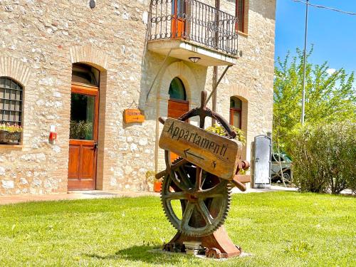Jardín al aire libre en Casale Rotoloni